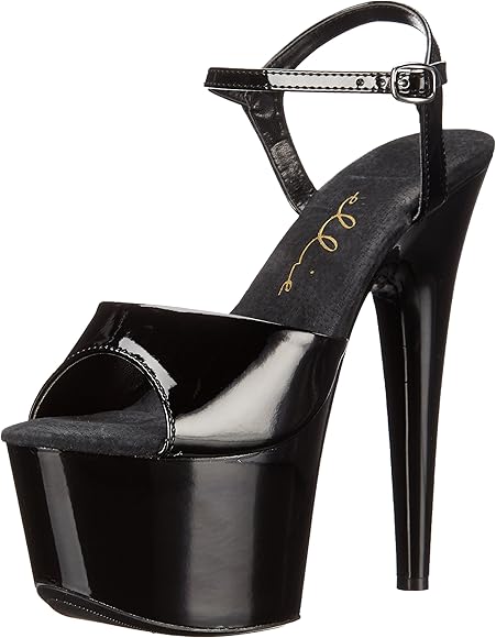 Ellie 7" Juliet Heel- Blk