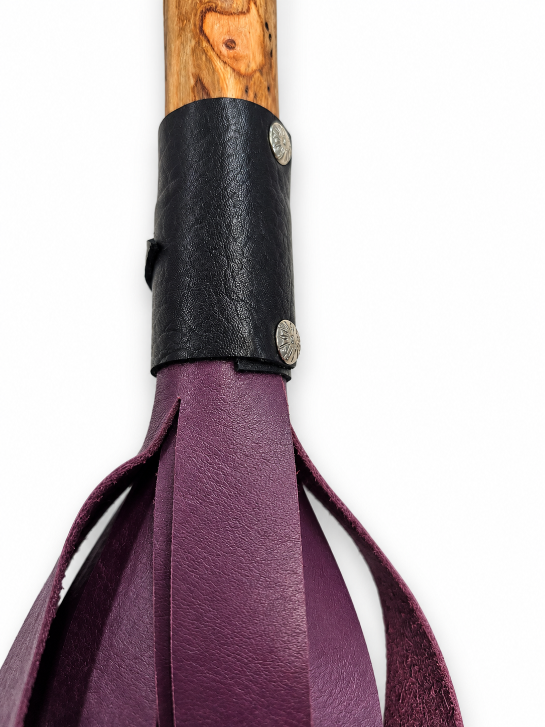 Handmade Genuine Leather Flogger | BluBeary Creations by BluBeary Creations