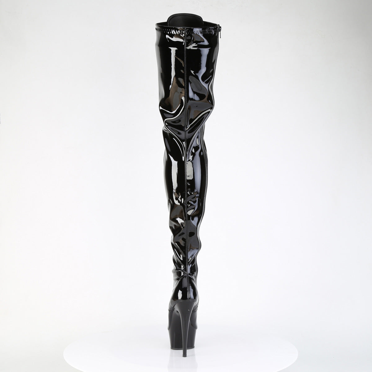 Delight 6" Heel Lace-Up Stretch Crotch Boot