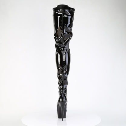 Delight 6" Heel Lace-Up Stretch Crotch Boot