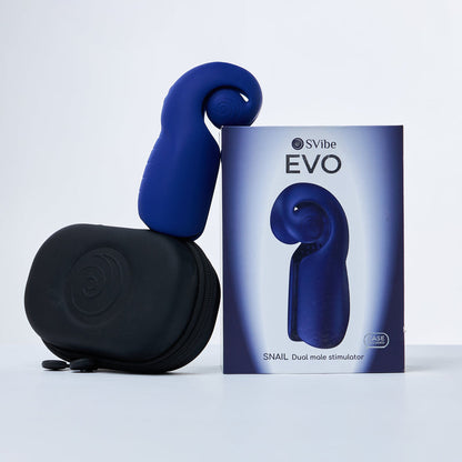 Snail Vibe SVibe Evo Rechargeable Masturbator Navy by Amoreo Europe SL