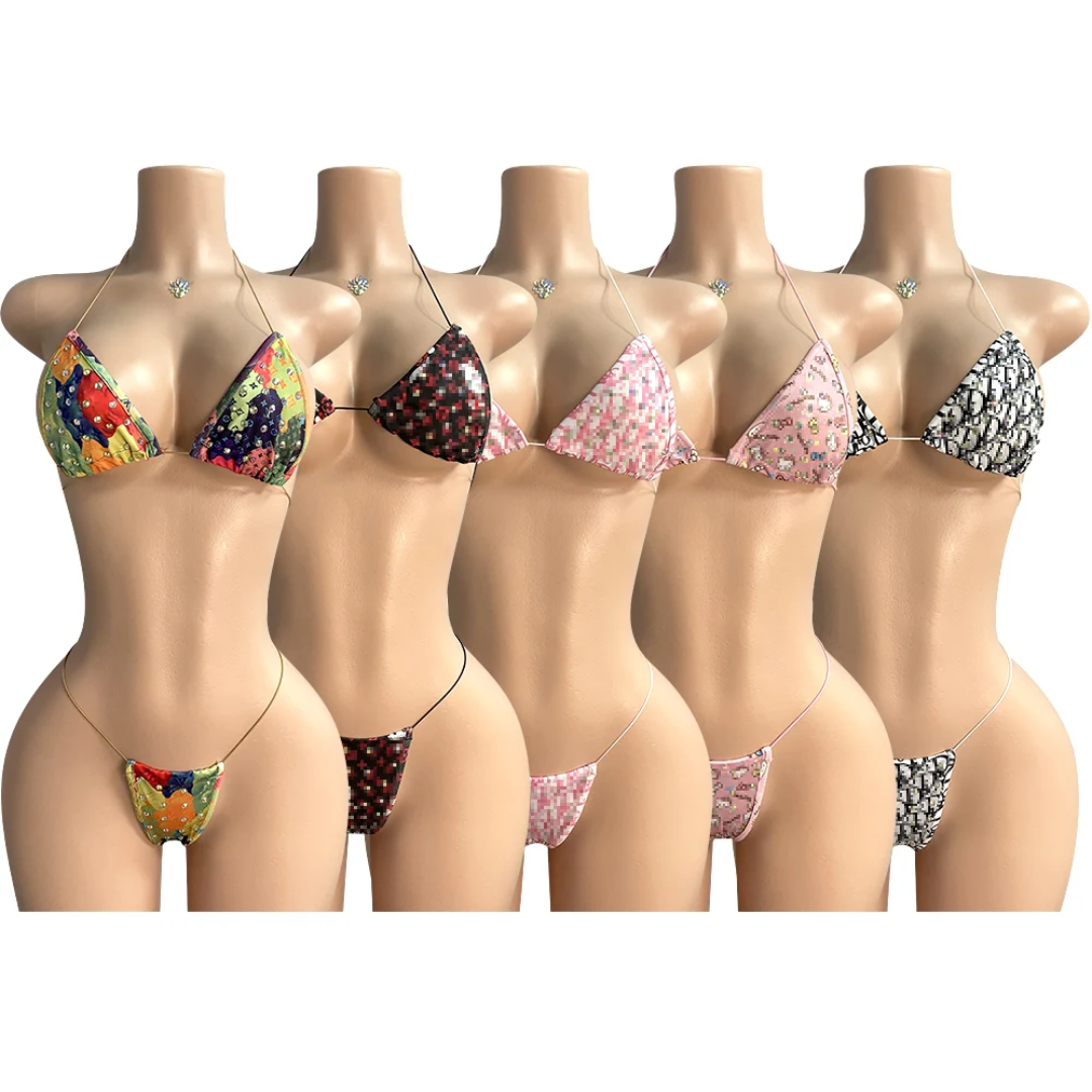 HN Dancewear- 2pc D String Bikini by Hot Nights