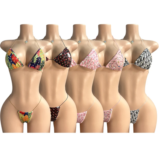 HN Dancewear- 2pc D String Bikini