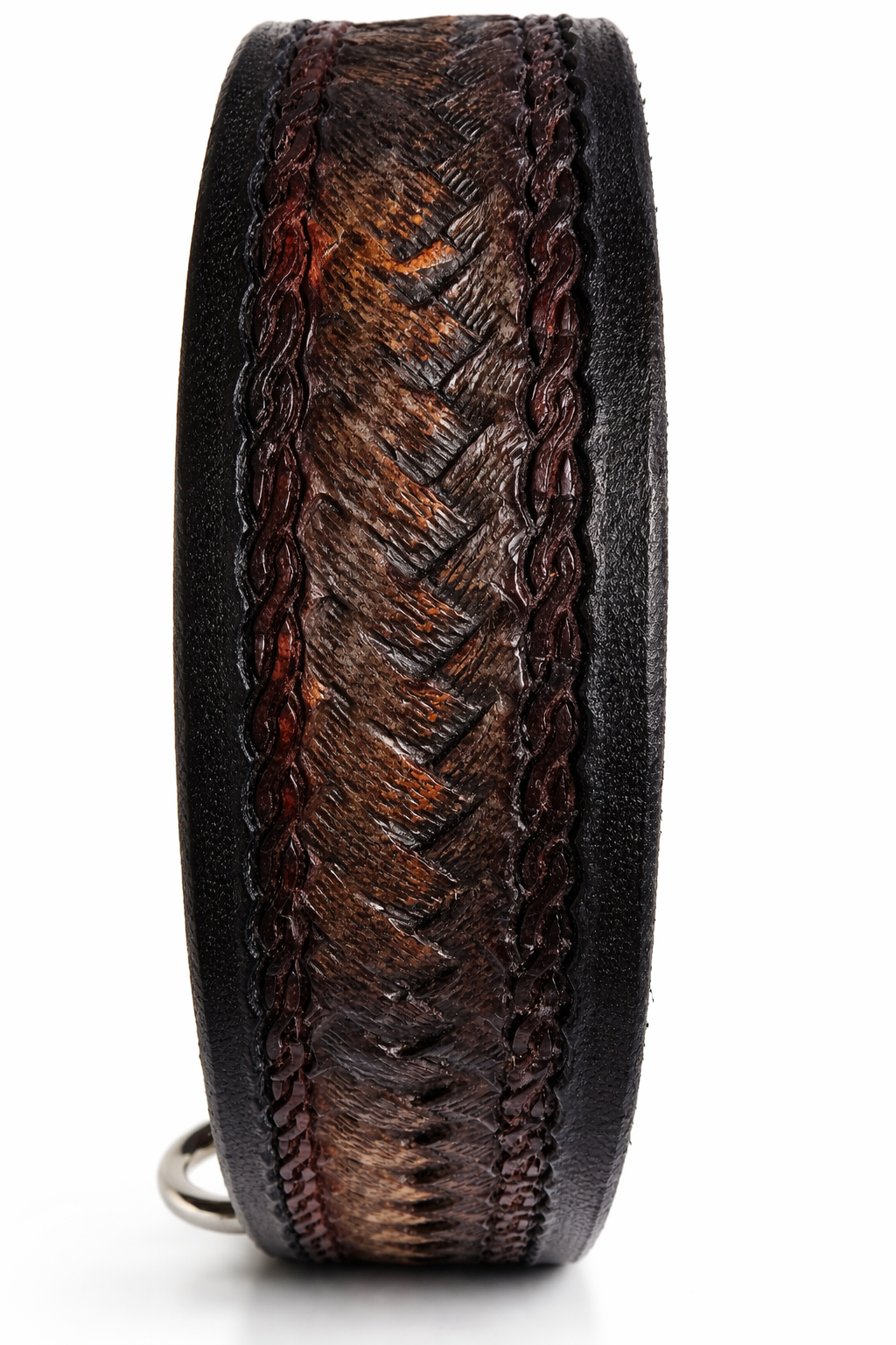 Lisa's Custom Leather - Braided Collar