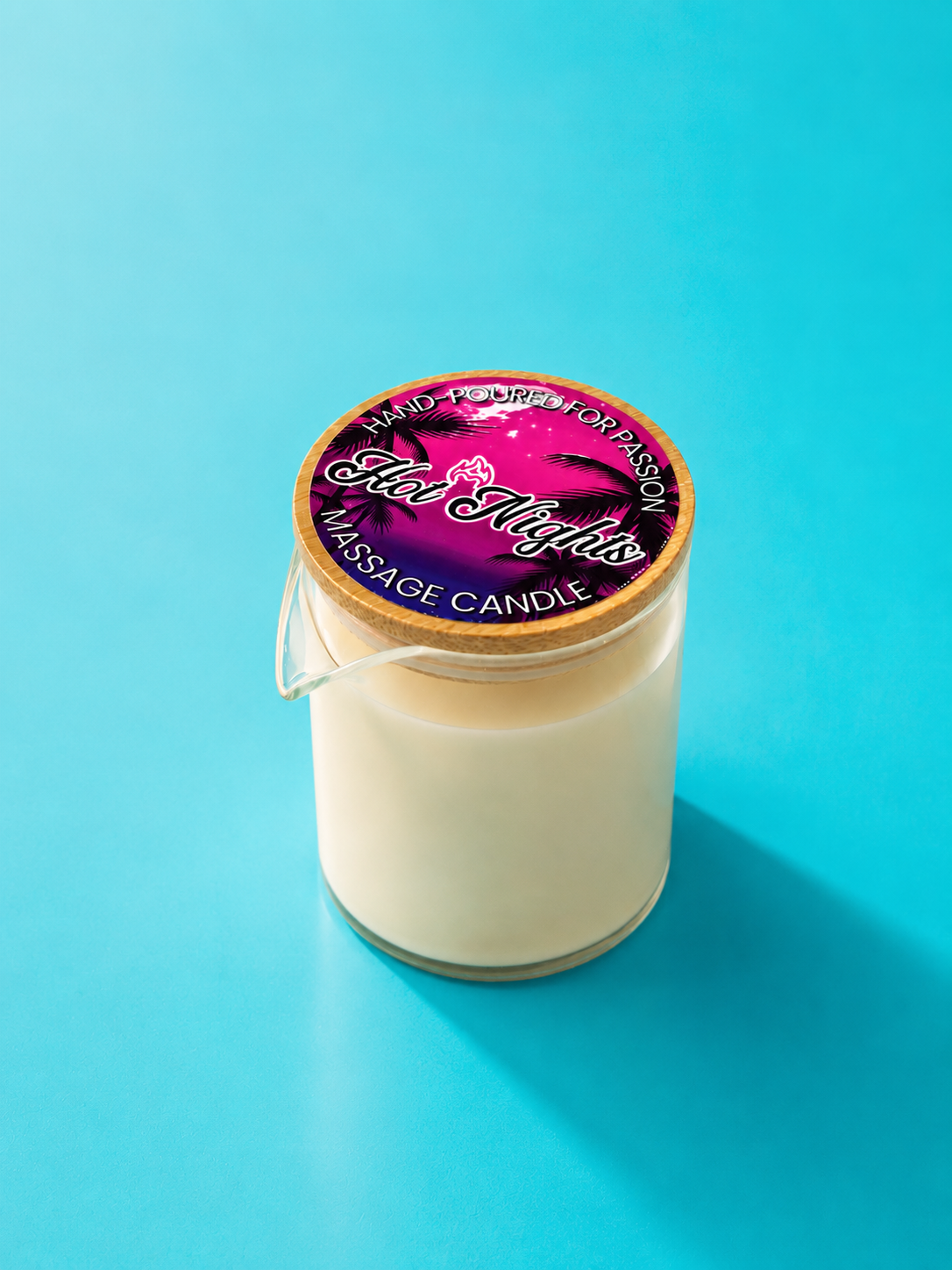 Hot Nights Hand-poured Luxury Massage Oil Candles - 6 oz