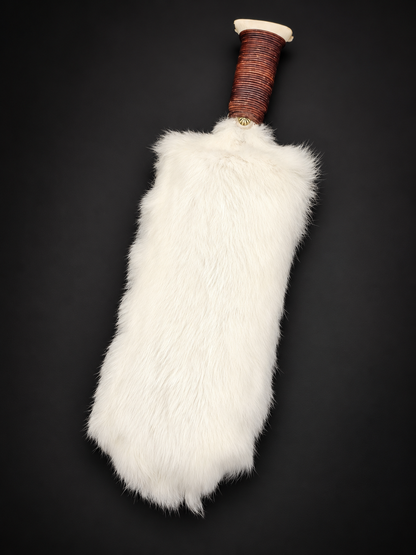 BluBeary Creations | Rabbit Fur Impact Paddle – Handmade by BluBeary Creations