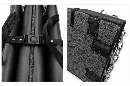 Get Fk'd- Genuine Leather Fetish BDSM Folding Dungeon Mat for Restraint by Lisa's Custom Leathercraft & Repair