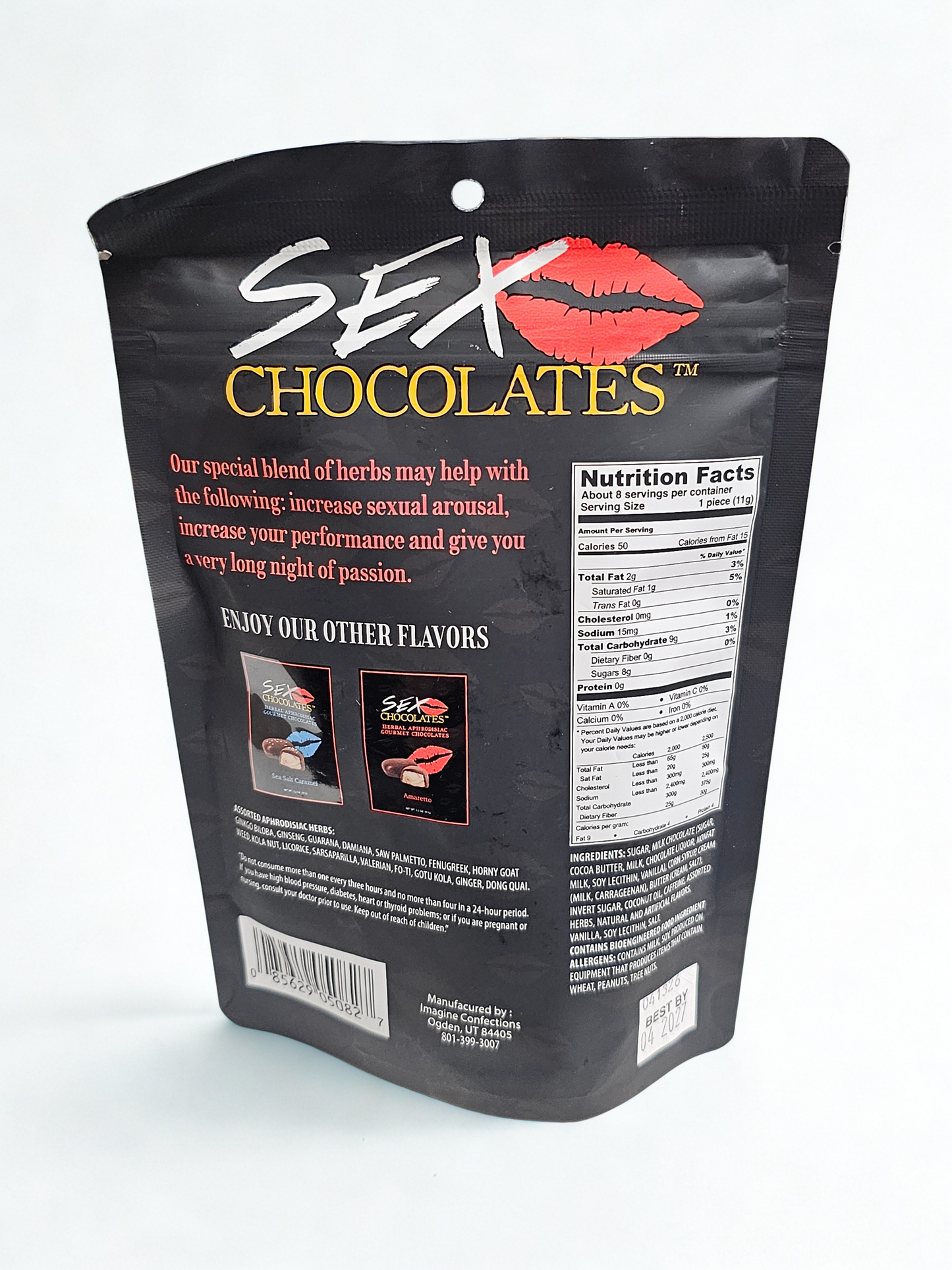 Birthday Sex - Sex Chocolates 3.2oz (8 pc) by Imagine Confections